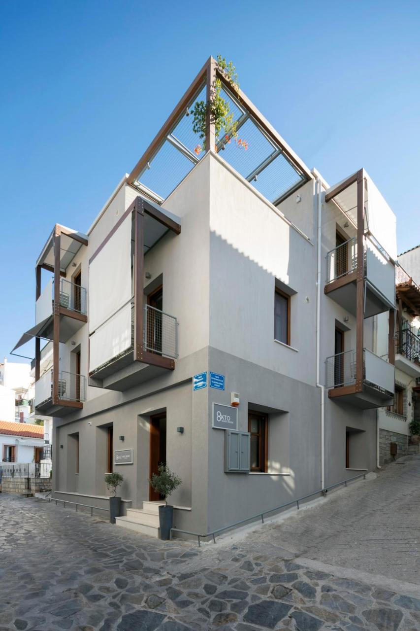 Hotel 8Kto Skiathos-Stadt Exterior foto